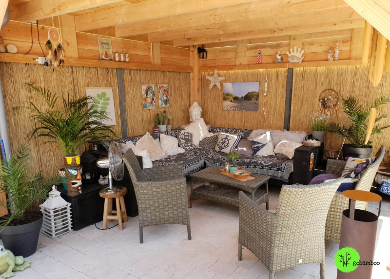 inspiracia bambusový plot